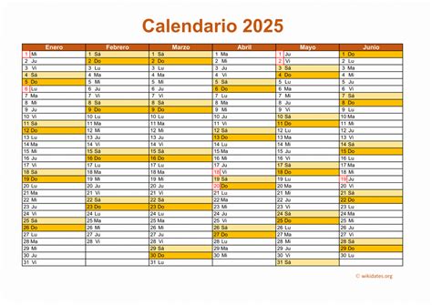 Calendario 2025 En Castellano John D Kim