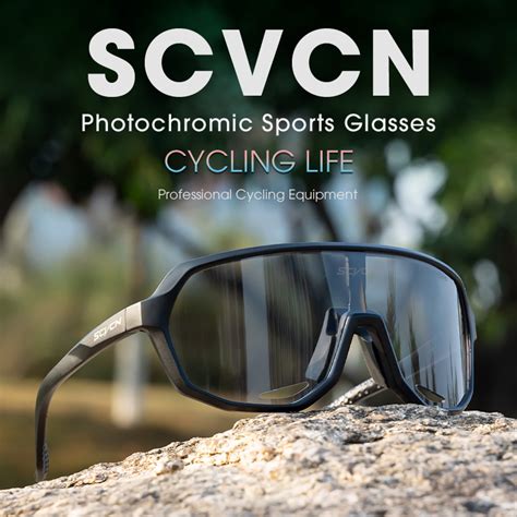 Scvcn Fashion Photochromic Sunglasses Men Women Luxury Glasses Outdoor