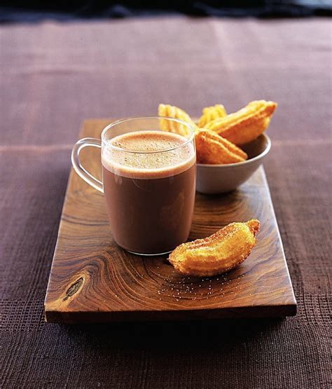 Hot chocolate with churros recipe | delicious. magazine