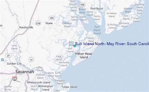 Bull Island North, May River, South Carolina Tide Station Location Guide