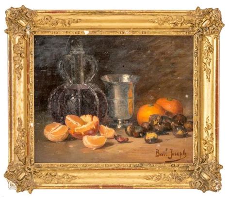 Nature Morte Aux Oranges Et Ch Taignes Joseph Bail Wikiart Org