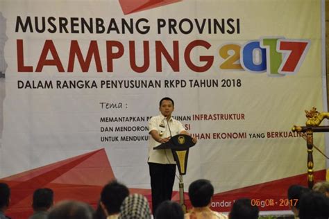 MUSRENBANG PROVINSI LAMPUNG 2017 BADAN PERENCANAAN DAN PEMBANGUNAN