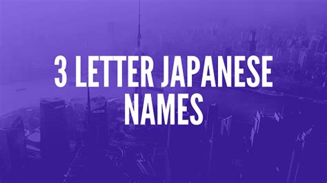 65 Cool Japanese American Names Namesbuddy