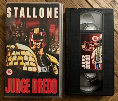 Judge Dredd Sylvester Stallone Vhs Tape Pal Video Film Sci Fi Action