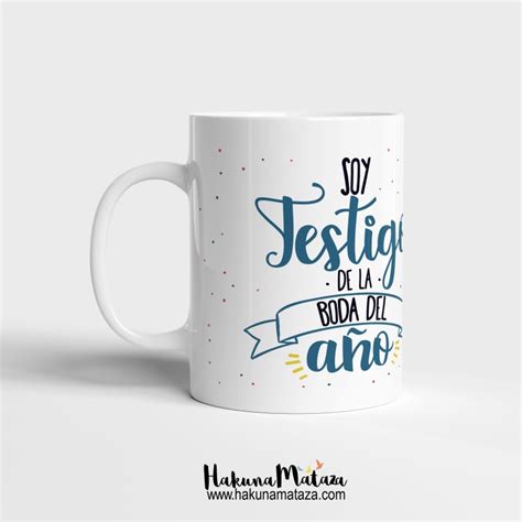 Taza Personalizada Quieres Ser Testigo De Nuestra Boda