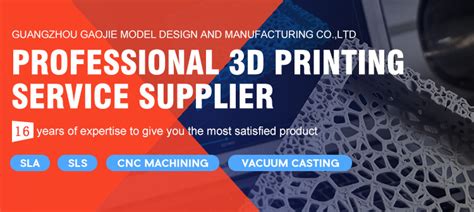 Sls 3d Printing Service Rapid Prototyping Manufacturer From Gaojie Model