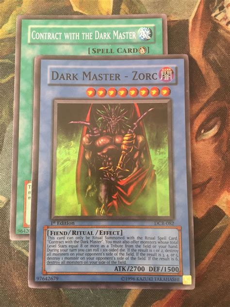 Dark Master Zorc DCR=082 1st Edition Super Rare LP Yugioh Values - MAVIN