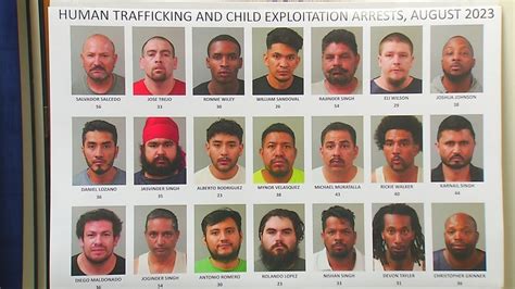 Kern County Da 23 Arrested In Joint Child Exploitation And Human