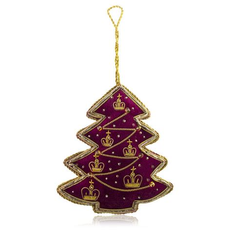 Buy Buckingham Palace Christmas Tree Maroon | Official Royal Gifts