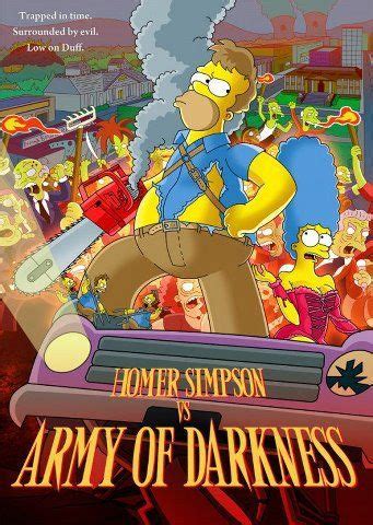 Homer Simpson vs. The Army of Darkness | Homer simpson, The simpsons ...