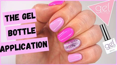 The Gel Bottle Inc Builder Gel Colour Application On Natural Nails Youtube