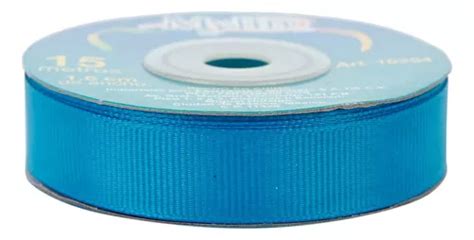 Ribbon Popotillo Color Crafts Roll 16 mm x 15 m Mylin 1 peça turquesa