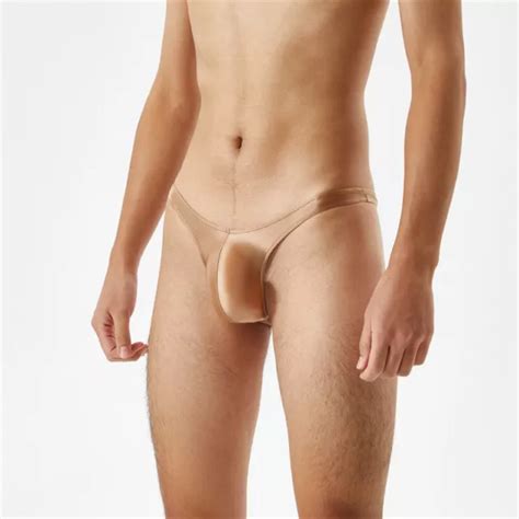 Sous V Tements Sexy Pour Hommes Slips Brillants Lisses G String Taille