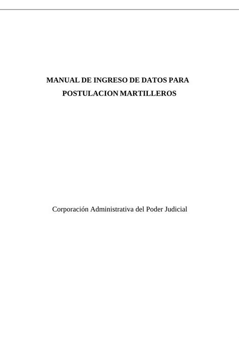 PDF POSTULACION MARTILLEROS Martilleros Poderjudicial Cl