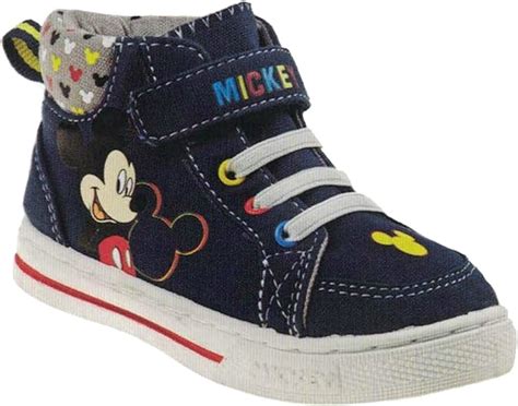 Mickey Mouse Hi Top Canvas Sneakers Toddlerlittlkid Navy