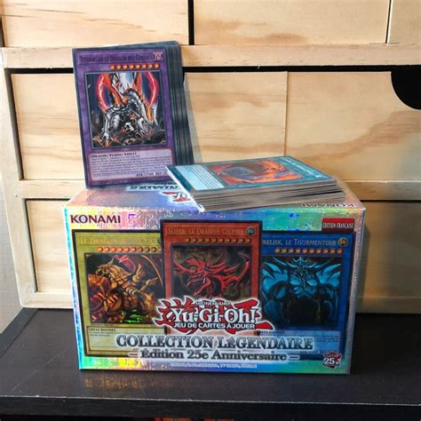 Boite Vide Yu Gi Oh 25e Anniversaire Collection Legendaire 50 Cartes Yu Gi Oh Sans Double