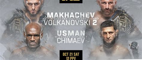 UFC 294 Results: Makhachev vs. Volkanovski 2 - MMAnytt.com