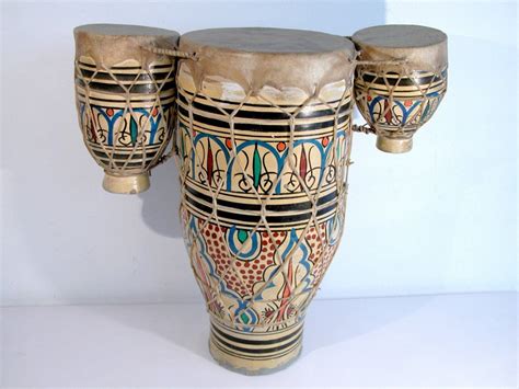 Bangô Africano Tambor Instrumentos Musicais Percussão