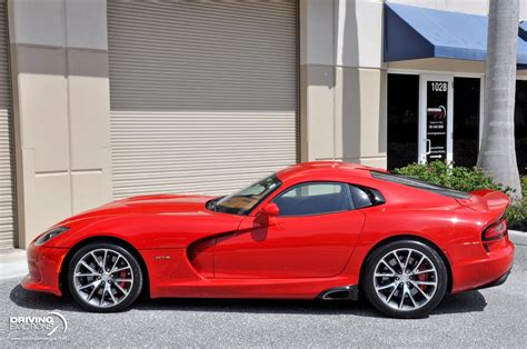 2013 Dodge Viper Gts Redtan Laguna Leather Loaded Rare Color Combo