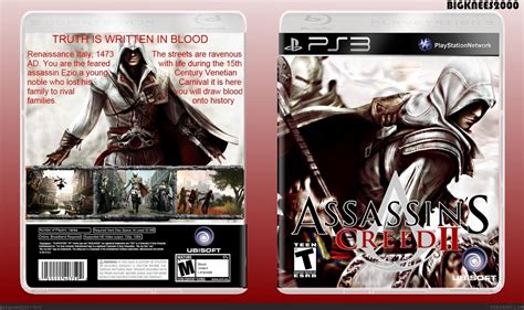 Assassins Creed 2 Playstation 3 Box Art Cover By Bigknees2000