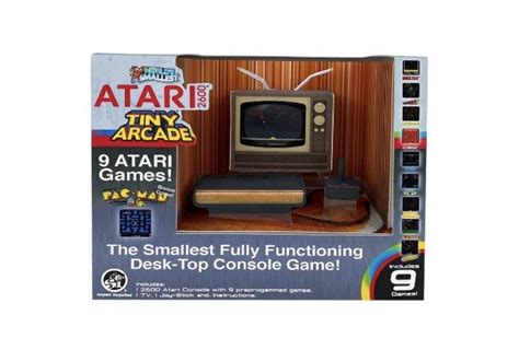 Worlds Smallest Atari Tiny Arcade Includes Games Mini Pac Man