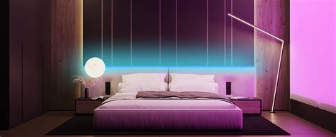 Tenmiro Led Lights For Bedroom Ft Rolls Of Ft Smart Music Sync