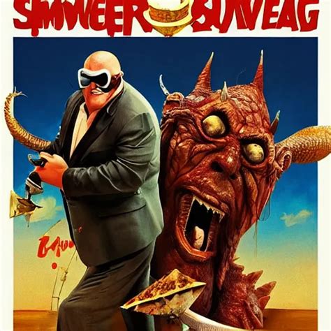 A Movie Poster Of Executioner Smough And Dragon Slayer Stable