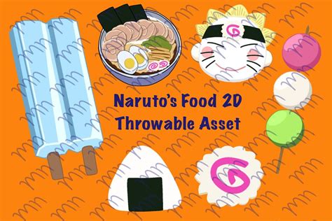 Naruto Food 2d Throwable Vtuber Asset Streaming Png Etsy