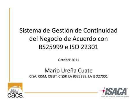 Pdf Dise O De Gestion De Continuidad De Negocio De Acuerdo Con