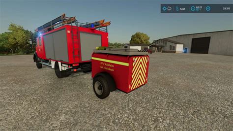 LSFT TSA Portable Fire Pump Trailer V1 0 0 0 LS22 Mod LS25 Mods