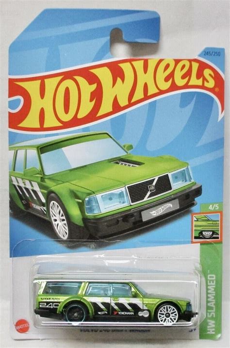 Hot Wheels Volvo 240 Drift Wagon HW Slammed 4 5 Verde Amazon