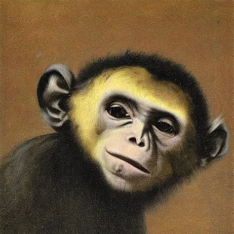 Monkey By Francisco Goya Stable Diffusion