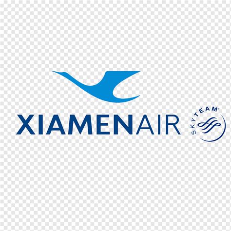 XiamenAir Flight Airline SkyTeam Xiamenair Blue Text Logo Png PNGWing