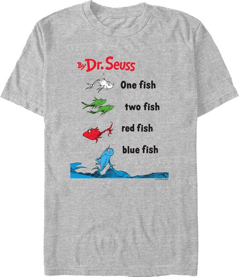 One Fish Two Fish Red Fish Blue Fish Dr Seuss T Shirt