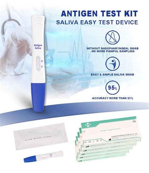 Renji Well Selling One Step Saliva Antigen Rapid Test Kit China