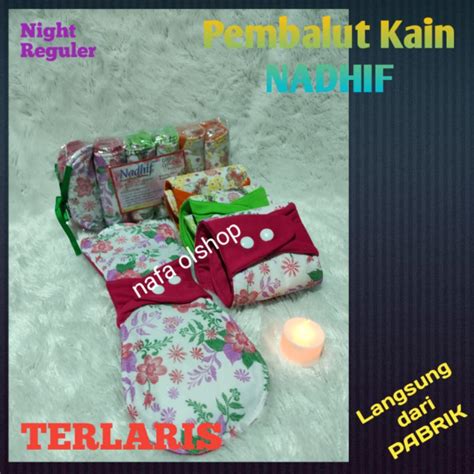 Jual NADHIF NIGHT Pembalut Kain Cuci Ulang Menspad Pembalut