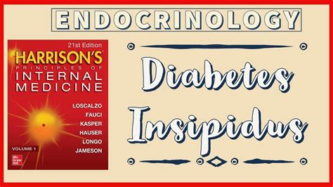 Diabetes Insipidus Pathophysiology Clinical Features Diagnosis Treatment Youtube