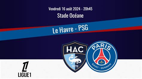 Match Les compositions officielles de Le Havre PSG dévoilées CulturePSG