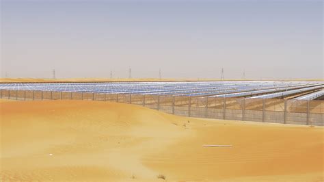 uae day time solar power desert station panorama 4k 1297157 Stock Video ...