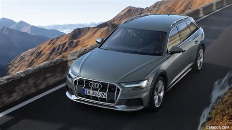 Audi A6 Allroad 2020my Quattro Color Gavial Green Front Three