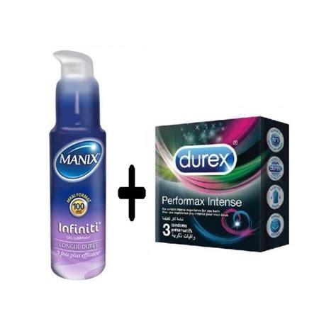 Durex Performance Intense Manix Gel Infiniti Lubrifiant Prix Maroc