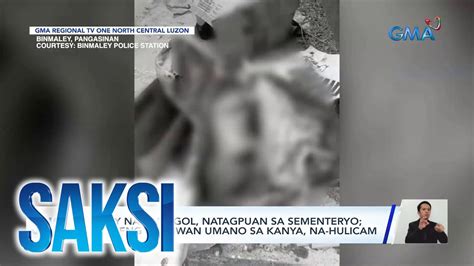 Patay Na Sanggol Natagpuan Sa Sementeryo Babaeng Nag Iwan Umano Sa