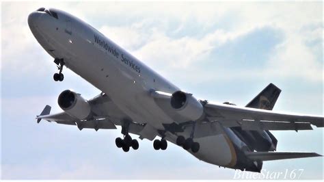 United Parcel Service UPS McDonnell Douglas MD 11F N253UP Takeoff