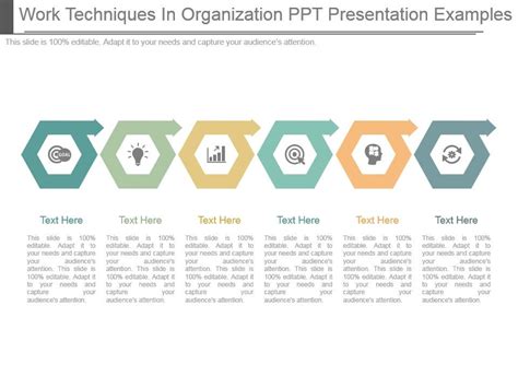 work techniques  organization   examples