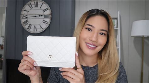 Chanel Wallet On Chain Unboxing The Problem With White Bags Youtube