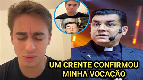 Padre Crystian Com Nikolas Ferreira Faz Oração Fervorosa E Relata