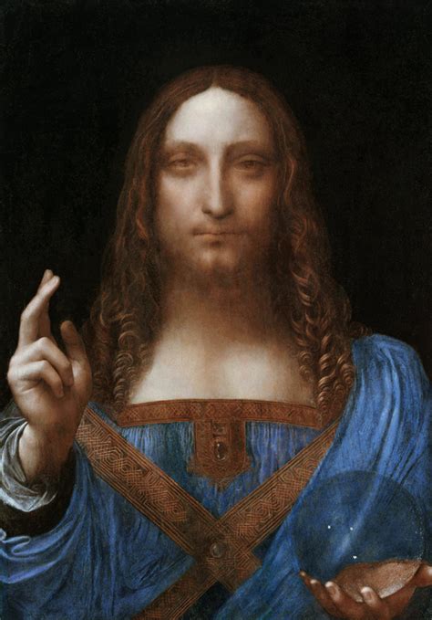 Christ Der Erl Ser Salvator Mundi Von Leonardo Da Vinci Als