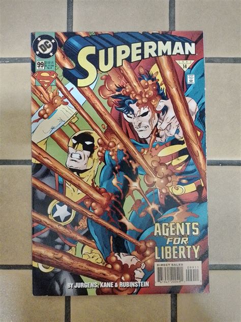 Superman 99 Dan Jurgens Cover Art Dc Comics Hobbies And Toys Books And Magazines Comics