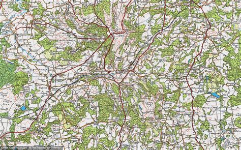 Historic Ordnance Survey Map Of Haslemere 1919