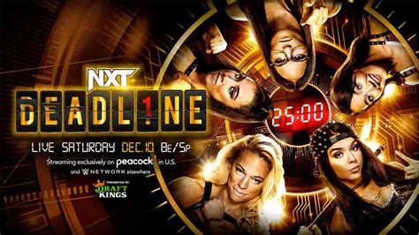 Wwe Nxt Deadline 2022 Match Card Date Start Time Location